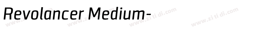 Revolancer Medium字体转换